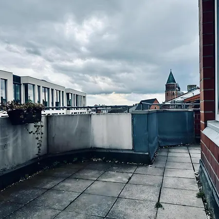 Appartement Stadtblick Terrasse & Cityblick Nordhorn